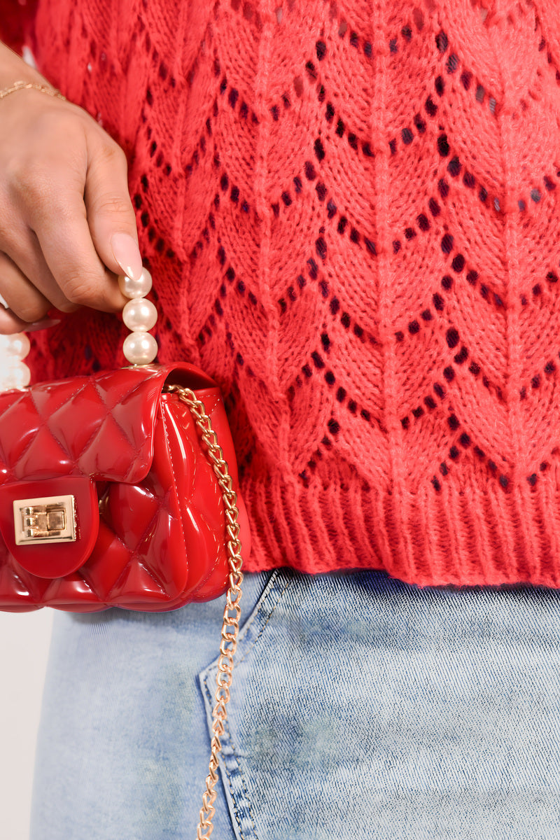 Cozy & Stylish: Eliza Half Sleeve Chunky Cable Knit Jumper