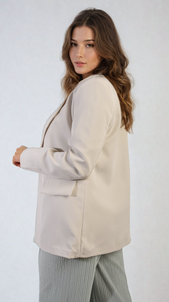 Shop Jemma Open Front Oversized Casual Blazer | Elevate Your Everyday Style with the Jemma Open Front Oversized Casual Blazer