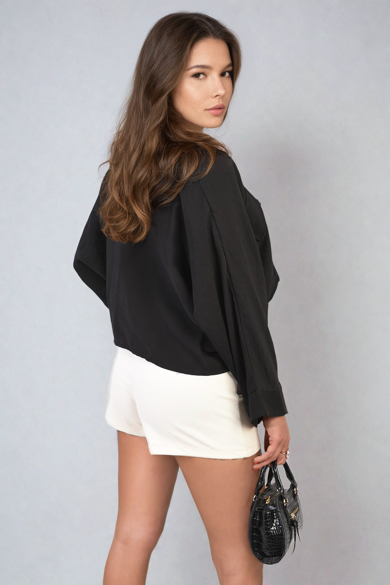 "Shop Veronica Highwaist Mini Skort with Slit - Stylish & Versatile Fashion Essential in Multiple Colors!"