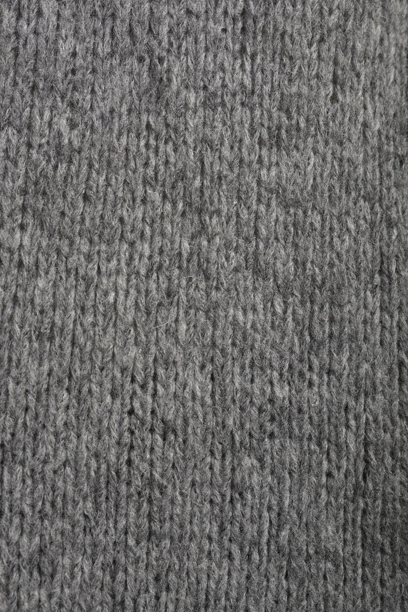 Oversized Knitted Jumper-Asymmetric