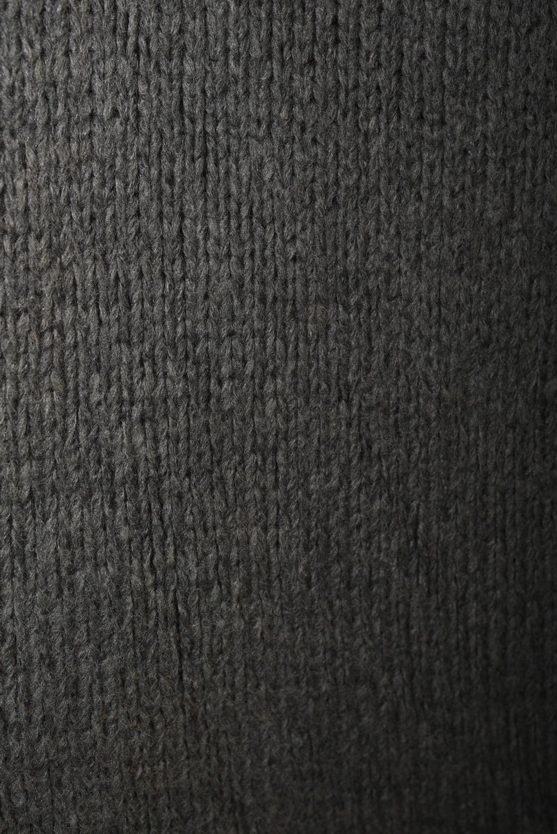 Oversized Knitted Jumper-Asymmetric