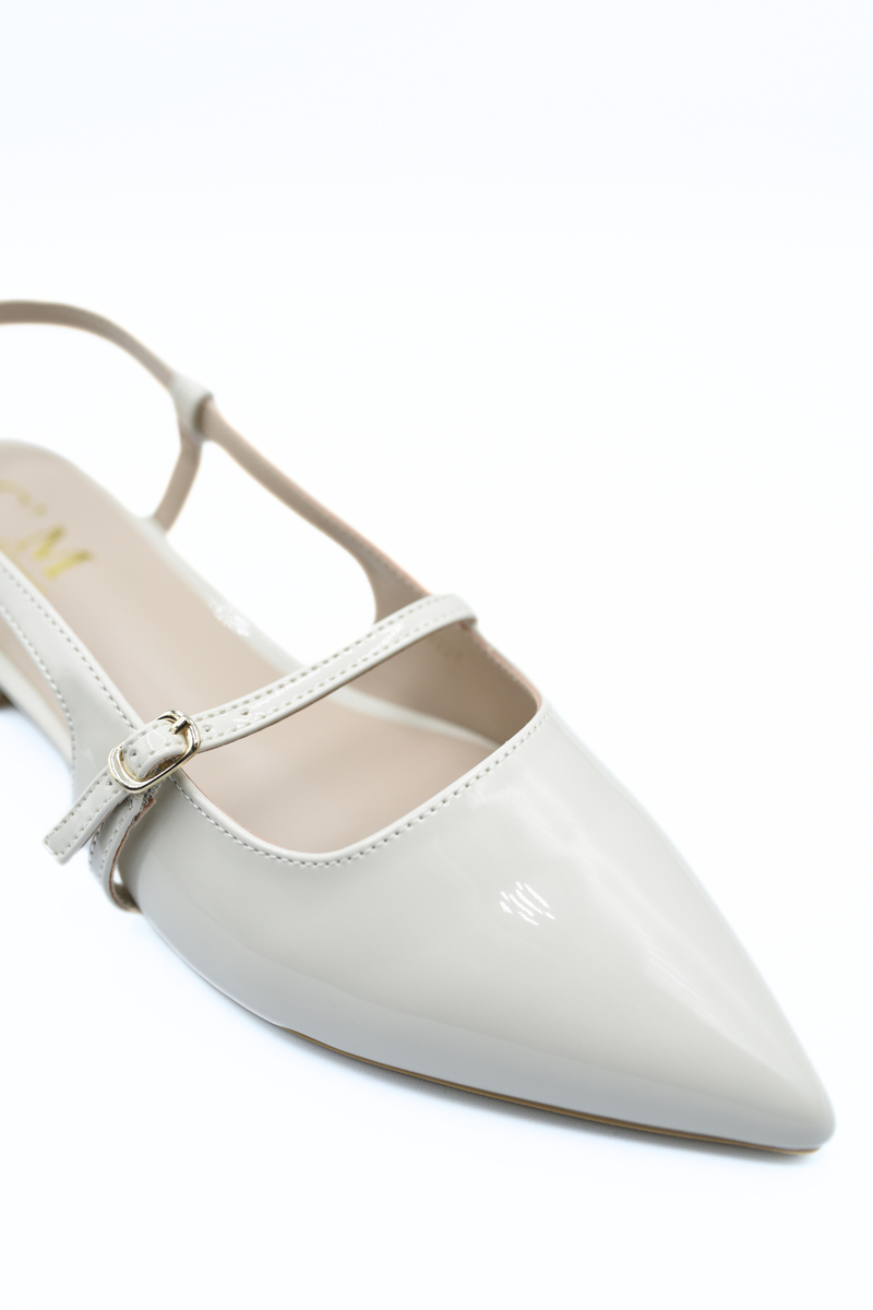 Step in Style with Charlene Slingback Pointed Closed Toe Low Heel Sandals