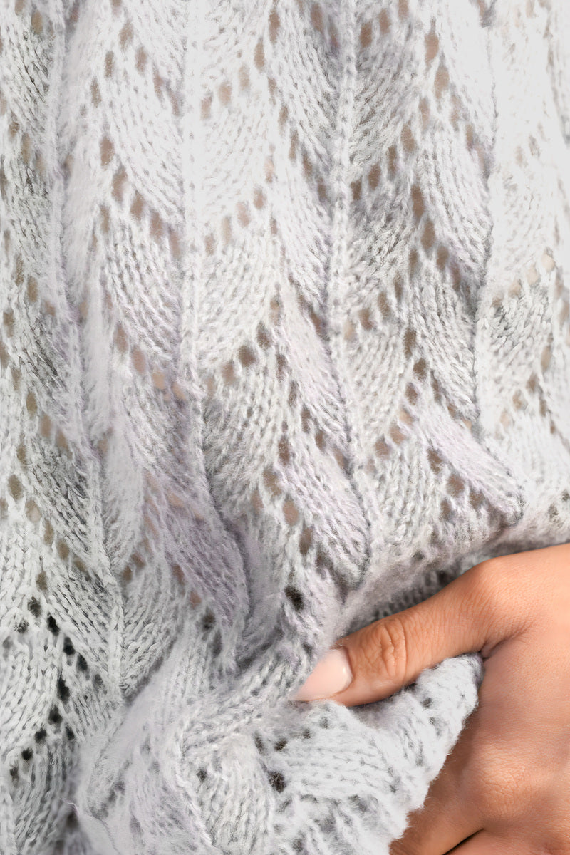 Cozy & Stylish: Eliza Half Sleeve Chunky Cable Knit Jumper