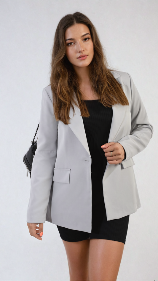 Shop Jemma Open Front Oversized Casual Blazer | Elevate Your Everyday Style with the Jemma Open Front Oversized Casual Blazer